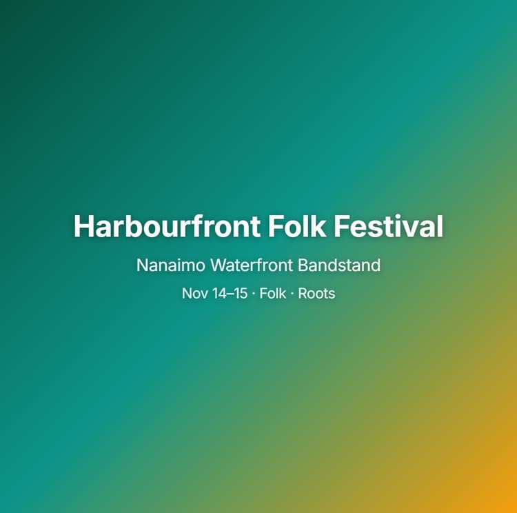Nanaimo Harbourfront Folk Festival